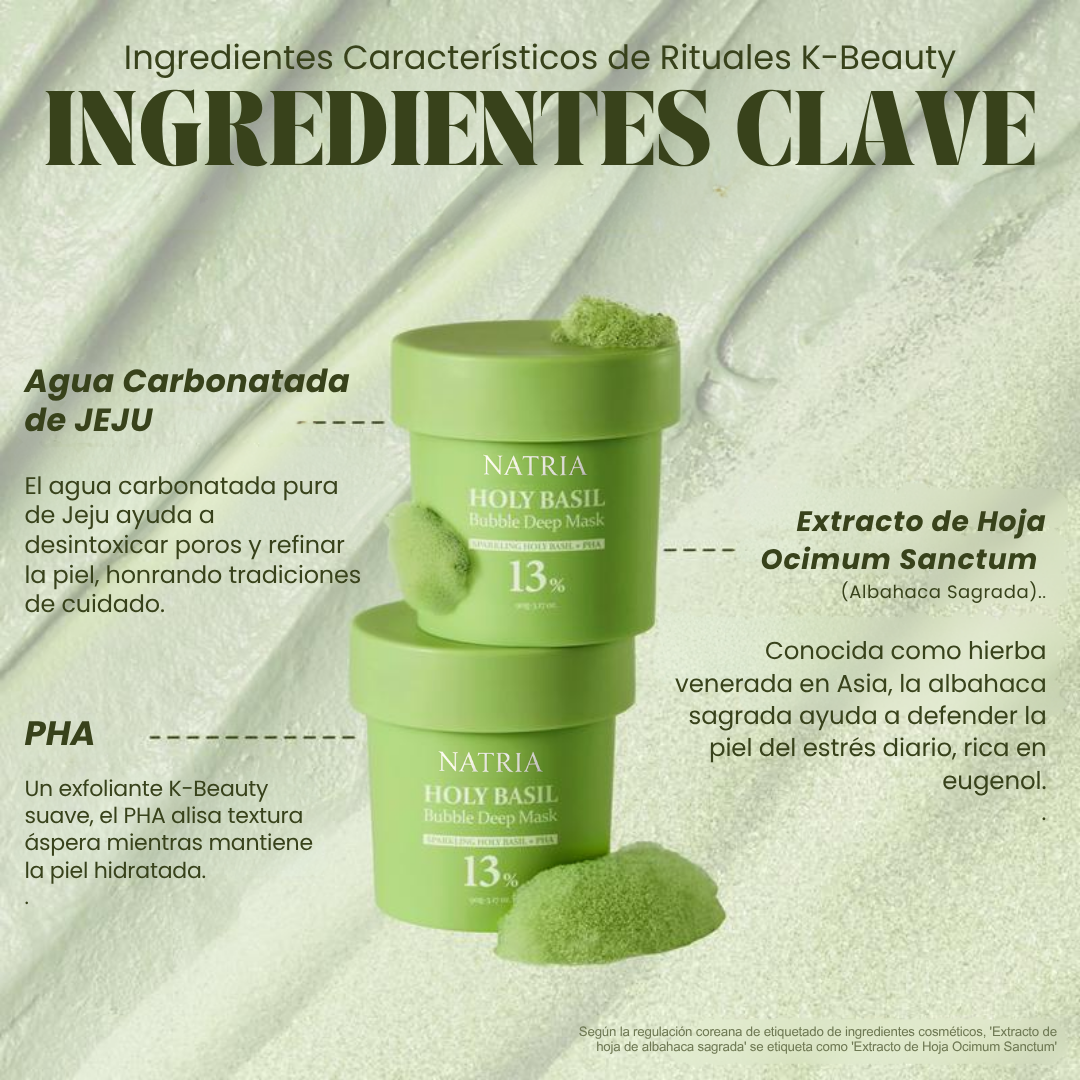 Natria® Holy Basil Bubble Mask