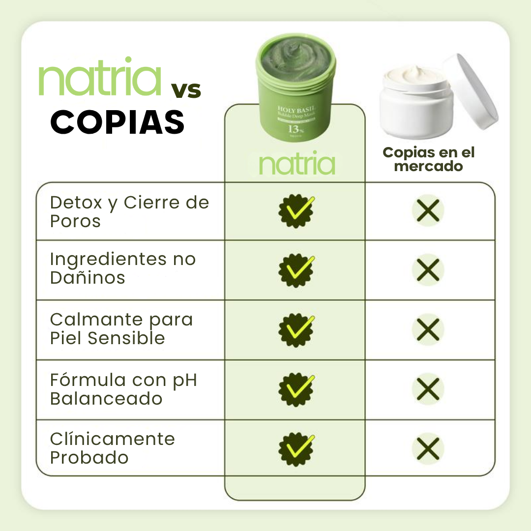 Natria® Holy Basil Bubble Mask