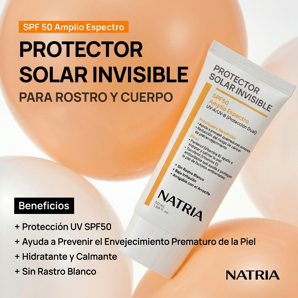 Natria® Crema Solar Aclara y Protege