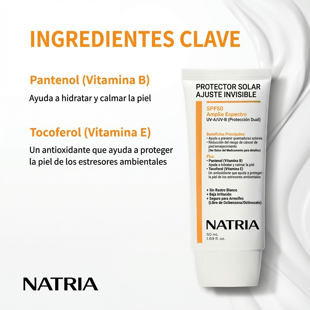 Natria® Crema Solar Aclara y Protege
