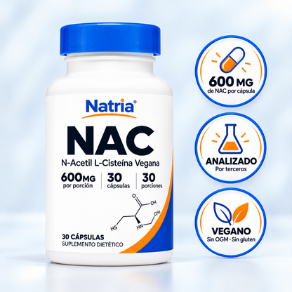 Natria® Acetilcisteína (NAC) en Cápsulas