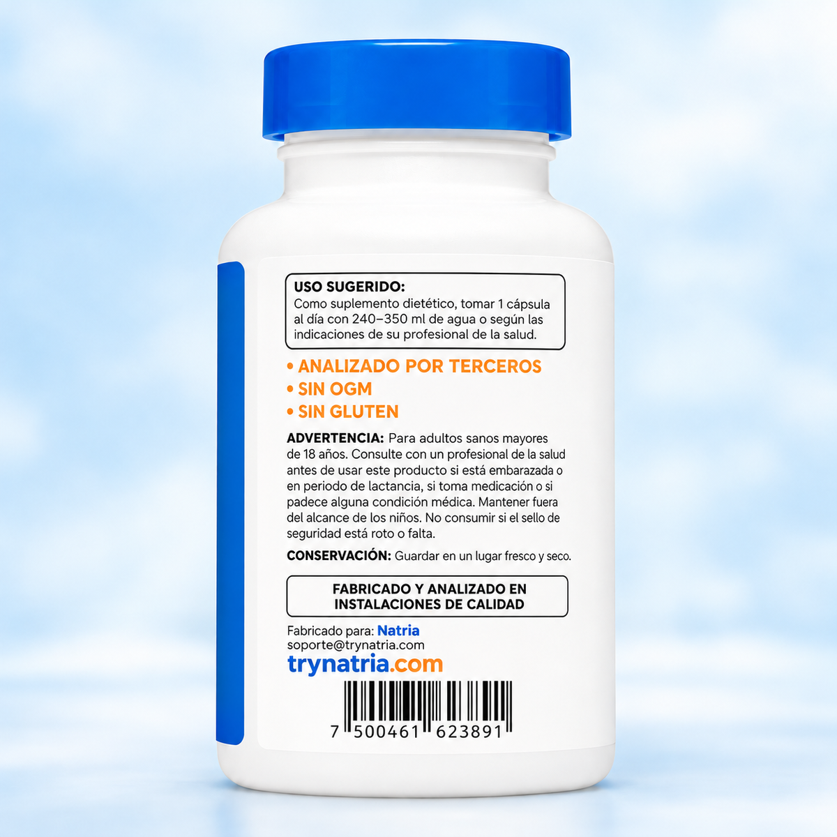 Natria® Acetilcisteína (NAC) en Cápsulas