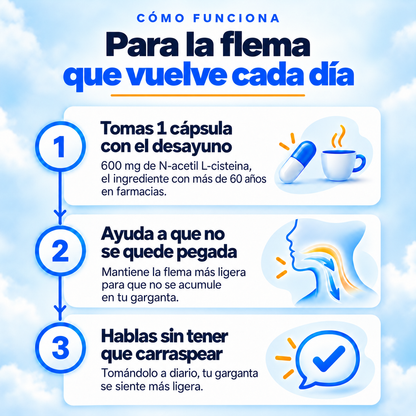 Natria® Acetilcisteína (NAC) en Cápsulas
