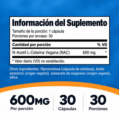Natria® Acetilcisteína (NAC) en Cápsulas