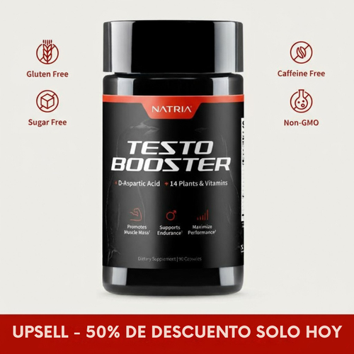 Natria® Testo Booster: Aumentar Testosterona
