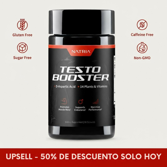 Natria® Testo Booster: Aumentar Testosterona