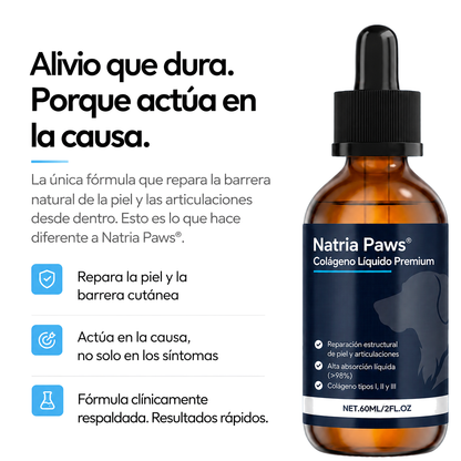 Natria Paws® Colágeno Líquido Premium